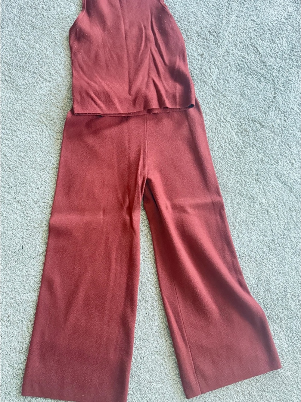 Nine West Wide-Leg Pants in Rust